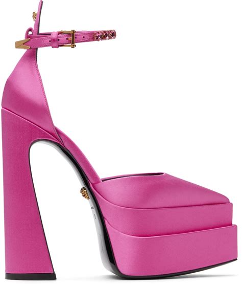 versace pink heels